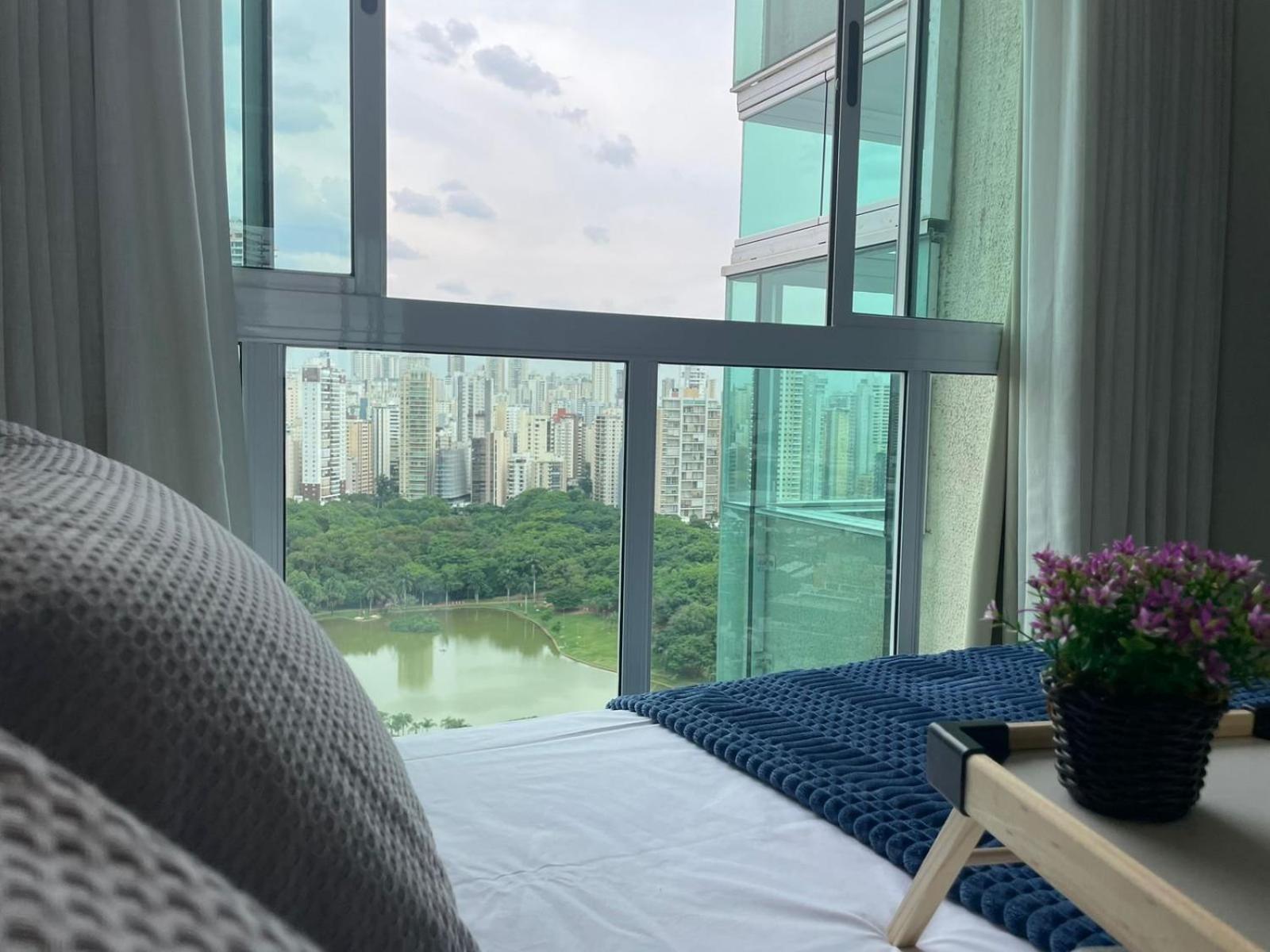 2 Qts.| 4 Hosp. | Ao Lado Do Goiania Shopping Appartement Buitenkant foto