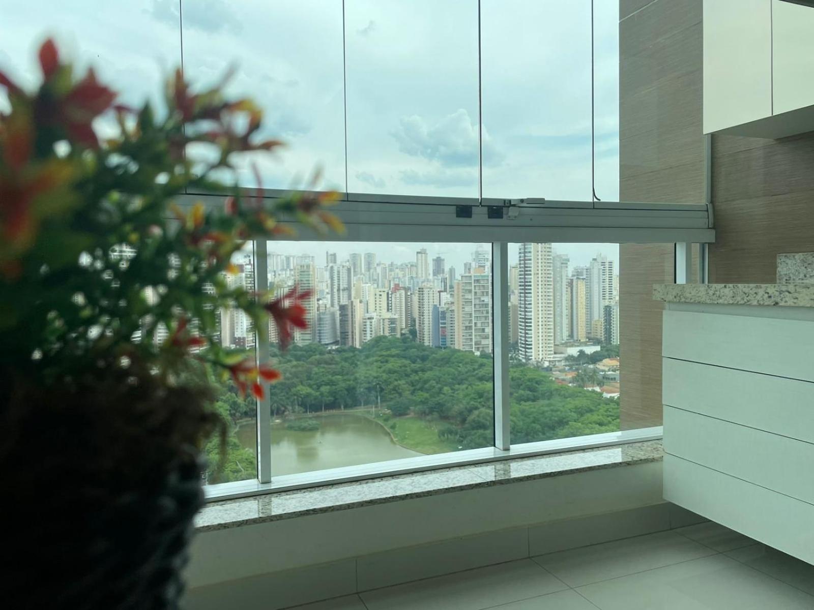 2 Qts.| 4 Hosp. | Ao Lado Do Goiania Shopping Appartement Buitenkant foto