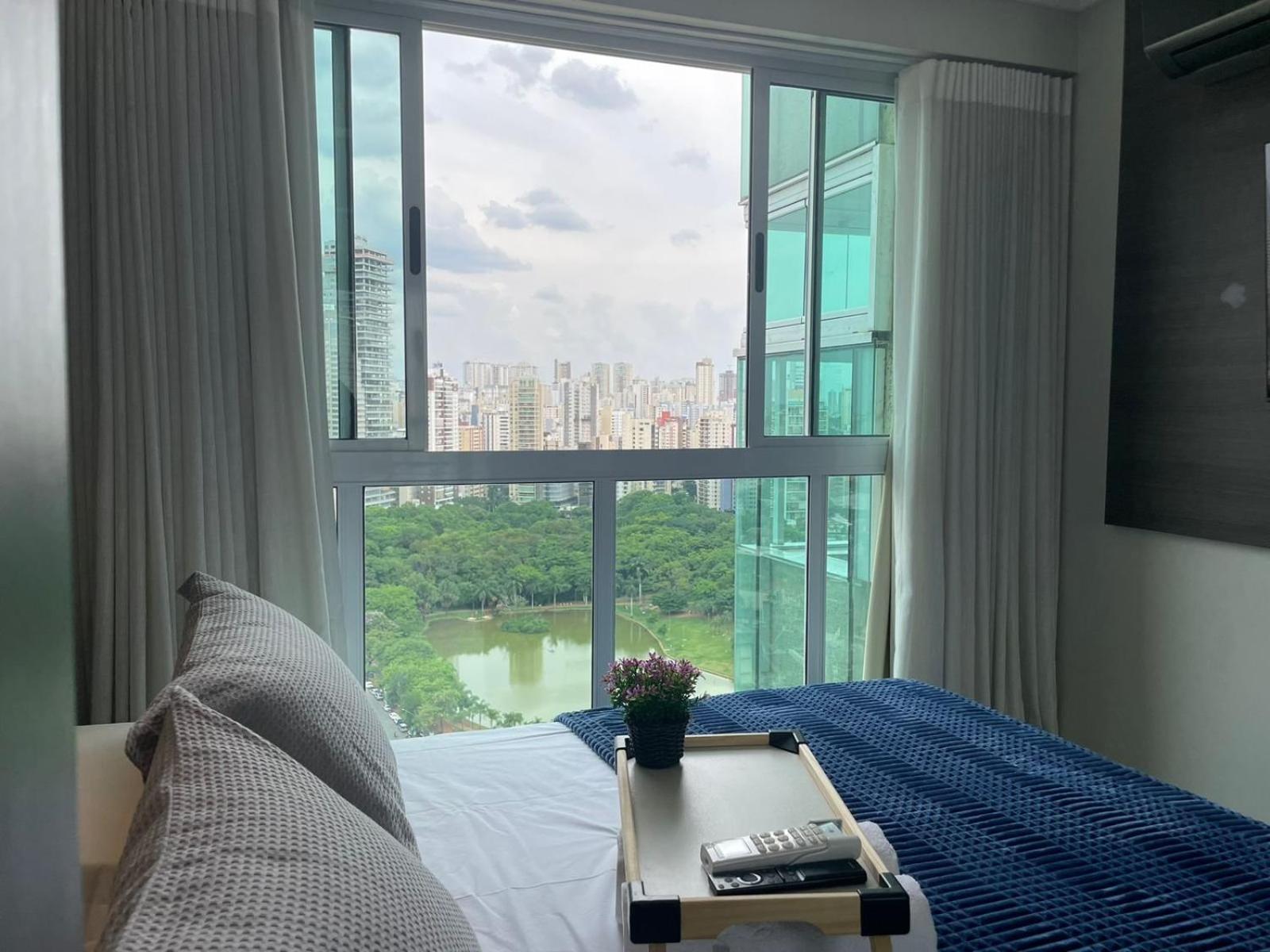 2 Qts.| 4 Hosp. | Ao Lado Do Goiania Shopping Appartement Buitenkant foto
